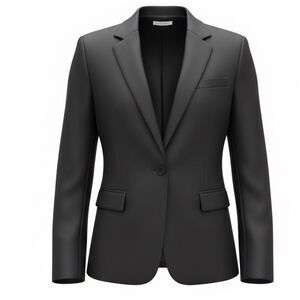 EMPORIO ARMANI WOMENS BLAZER BLACK SIZE 42 EU OR A SMALL